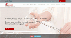 Desktop Screenshot of clinicasguanganmen.es