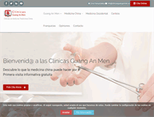 Tablet Screenshot of clinicasguanganmen.es